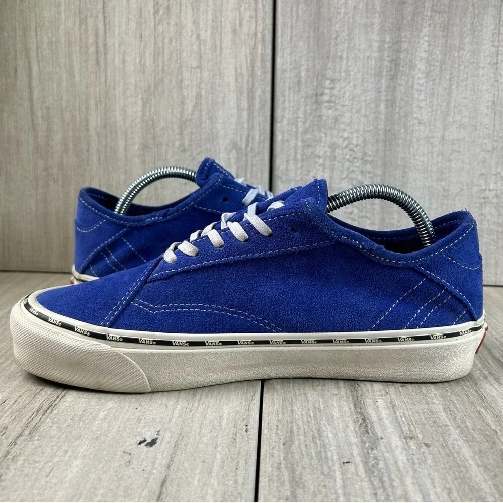 RARE Vans Diamo Ni Old Skool Royal Blue Lace Up Shoes Mens Size 8.5 Womens 10